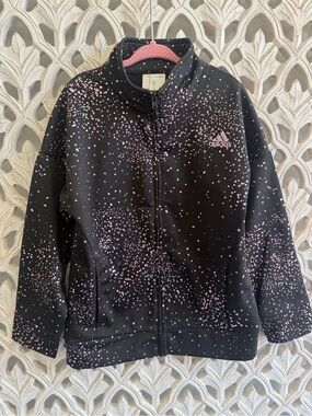 adidas Black and Pink Jacket, girls size 6